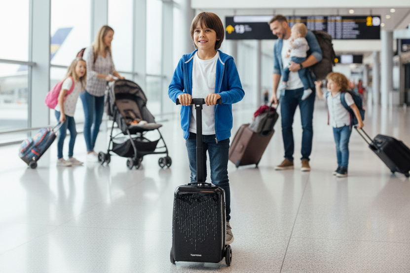 The No-Stroller Strategy: Why Scooter Luggage is 2026’s Best Family Travel Hack