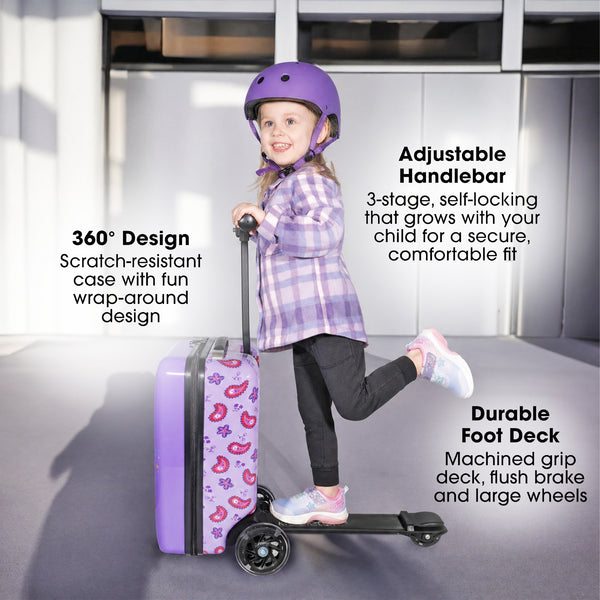Abby Cadabby 4-in-1 Detachable Scooter Luggage