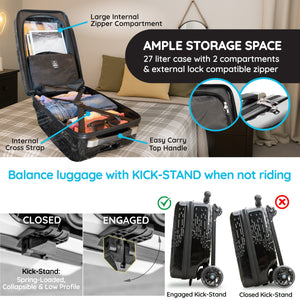 Drip Detachable Scooter Luggage
