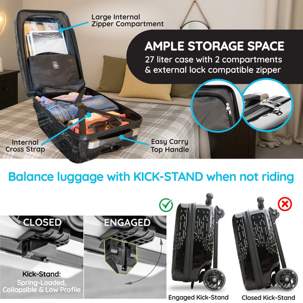 Drip Detachable Scooter Luggage