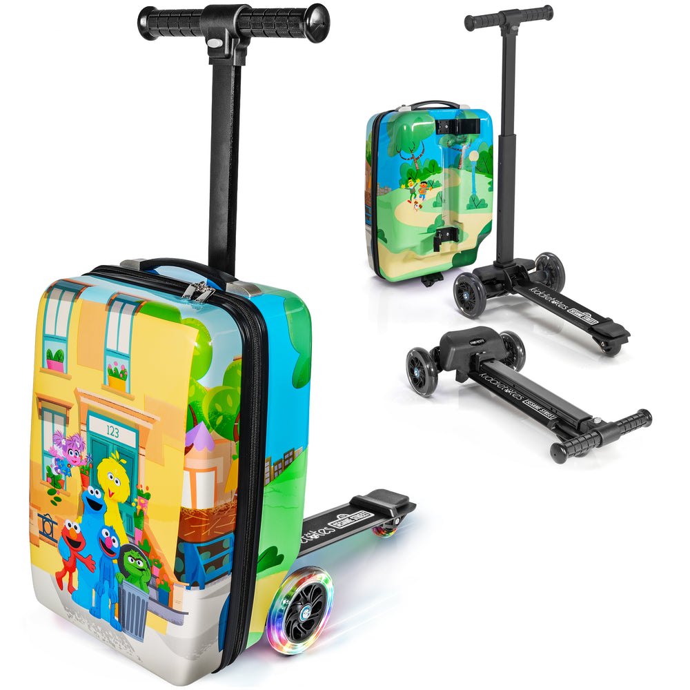 Sesame Street Gang Detachable Scooter Luggage