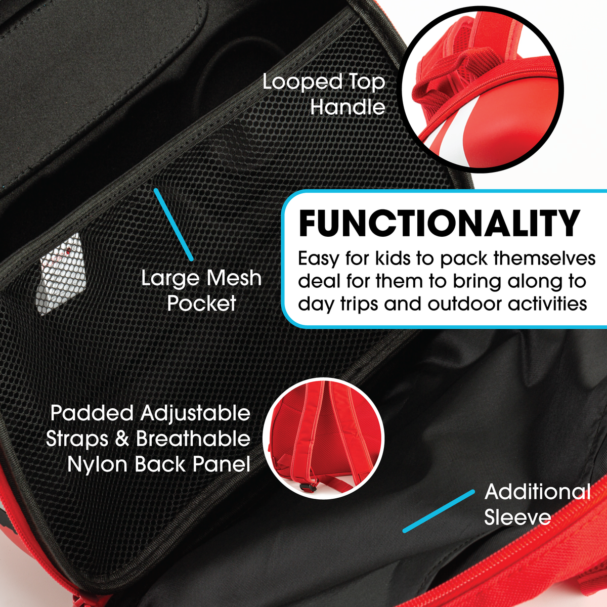 Kiddietotes Car Backpack