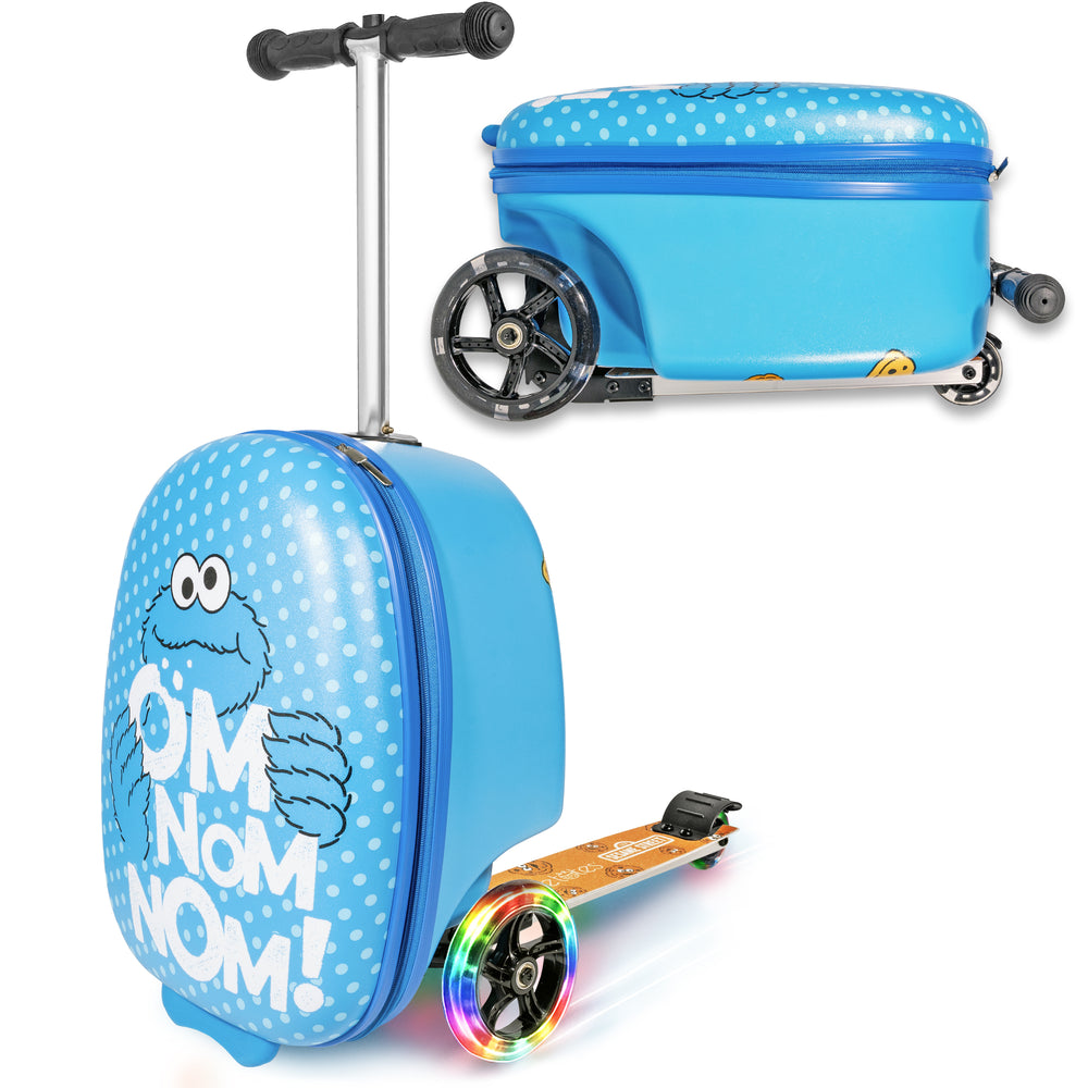 Sesame Street Cookie Monster Pack N' Go Scooter