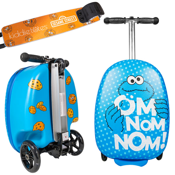 Sesame Street Cookie Monster Pack N' Go Scooter