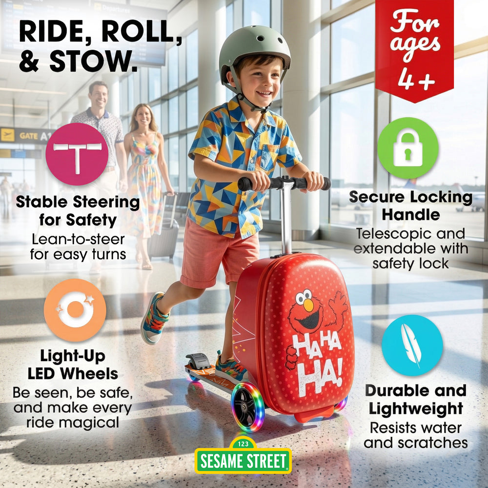 Sesame Street Elmo Pack N' Go Scooter
