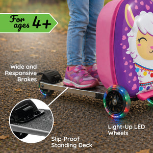 Llama Kids Carry-On Scooter Luggage