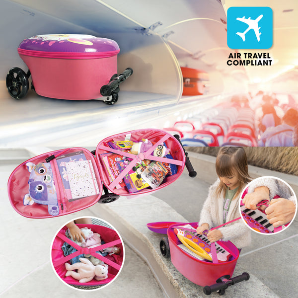 Llama Kids Carry-On Scooter Luggage
