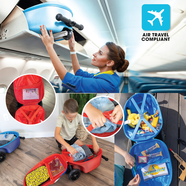 Robot Kids Carry-On Scooter Luggage