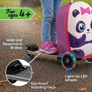Panda Kids Carry-On Scooter Luggage