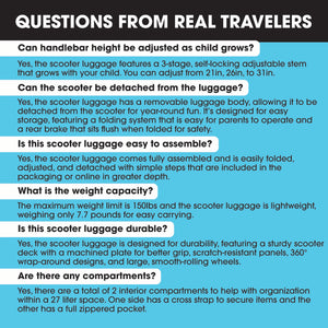 Monster Truck 4-in-1 Detachable Scooter Luggage