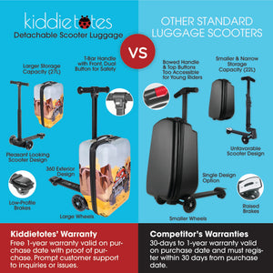 Monster Truck 4-in-1 Detachable Scooter Luggage