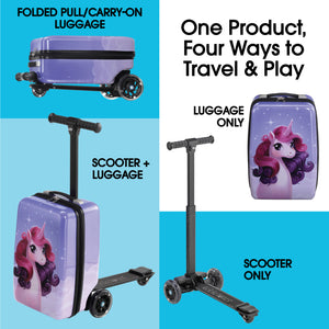 Unicorn Detachable Scooter Luggage