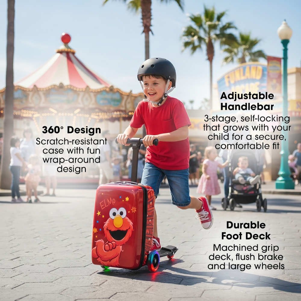 Elmo Detachable Scooter Luggage