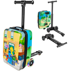 Sesame Street Gang Detachable Scooter Luggage