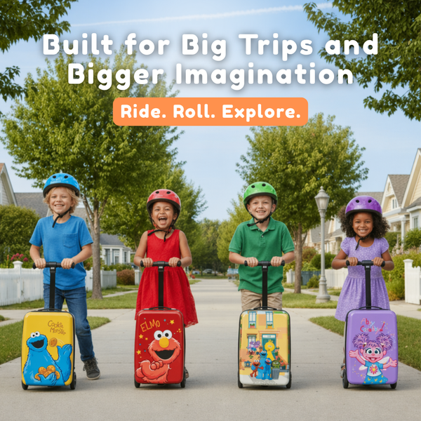 Elmo 4-in-1 Detachable Scooter Luggage