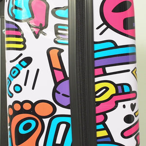 Graffiti Detachable Scooter Luggage